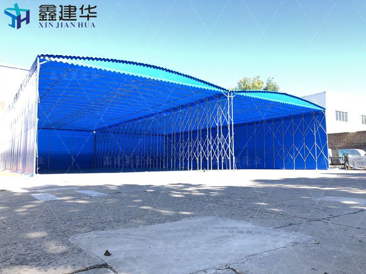 天津宝坻区厂房活动伸缩雨篷一般是多少钱