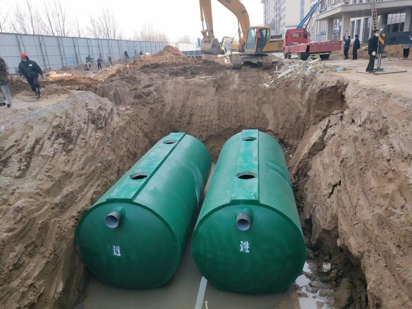 陽泉郊區新一代污水處理裝置化糞池