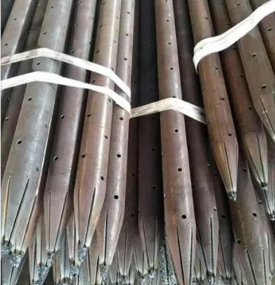 濮阳南乐县灌浆钢花管需求淡季VS环保限产价格涨跌两难