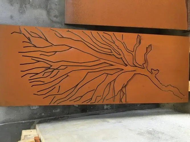 潍坊耐候板雕刻镂空上锈