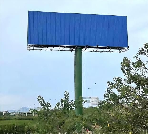 梅州三面翻单立柱广告牌
