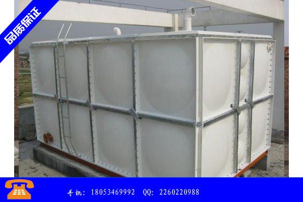 池州石台县玻璃钢水箱规格表产品的选用