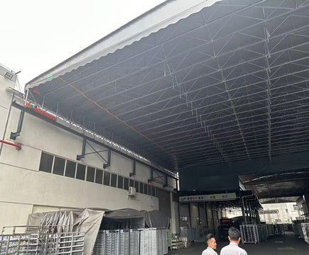 七里河推拉雨棚电动
