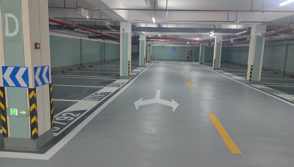 抚州地下车库划线