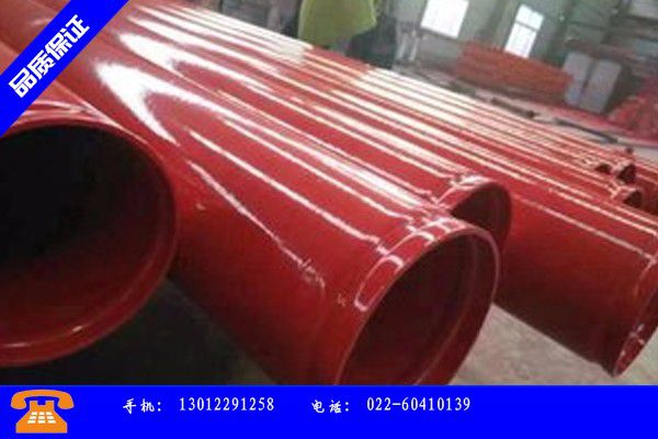 沧州新华区排水涂塑复合钢管产品上涨
